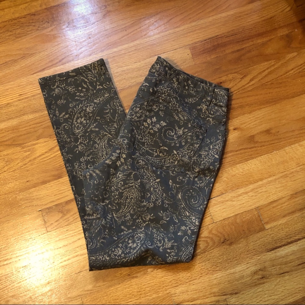 CHAPS PAISLEY PRINT JEANS